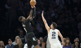 爱德华兹41+6兰德尔23+11 森林狼逆转灰熊取4连胜